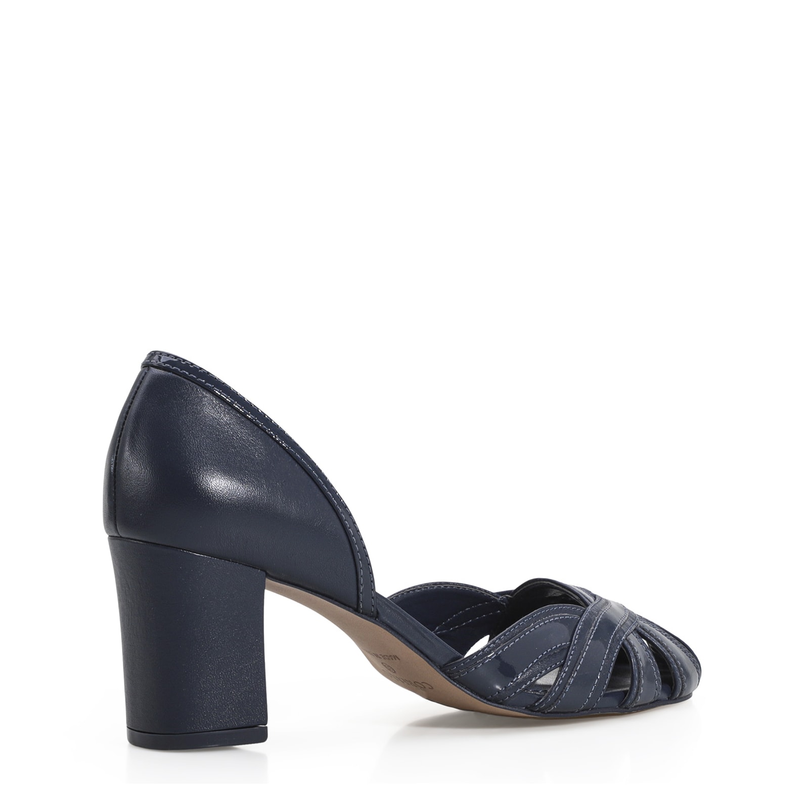 Scarpin Couro Azul