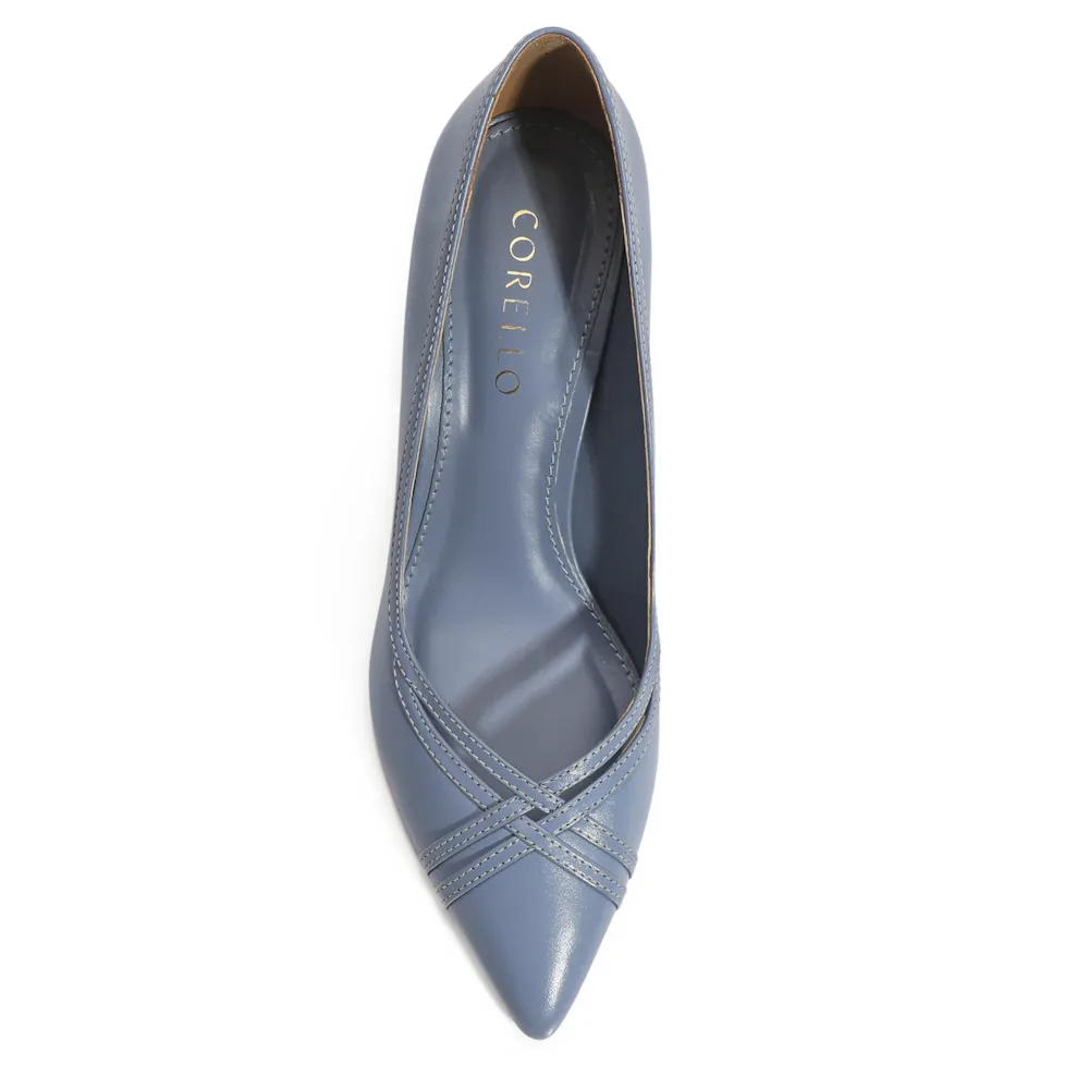 Scarpin Couro Azul - imagem 5