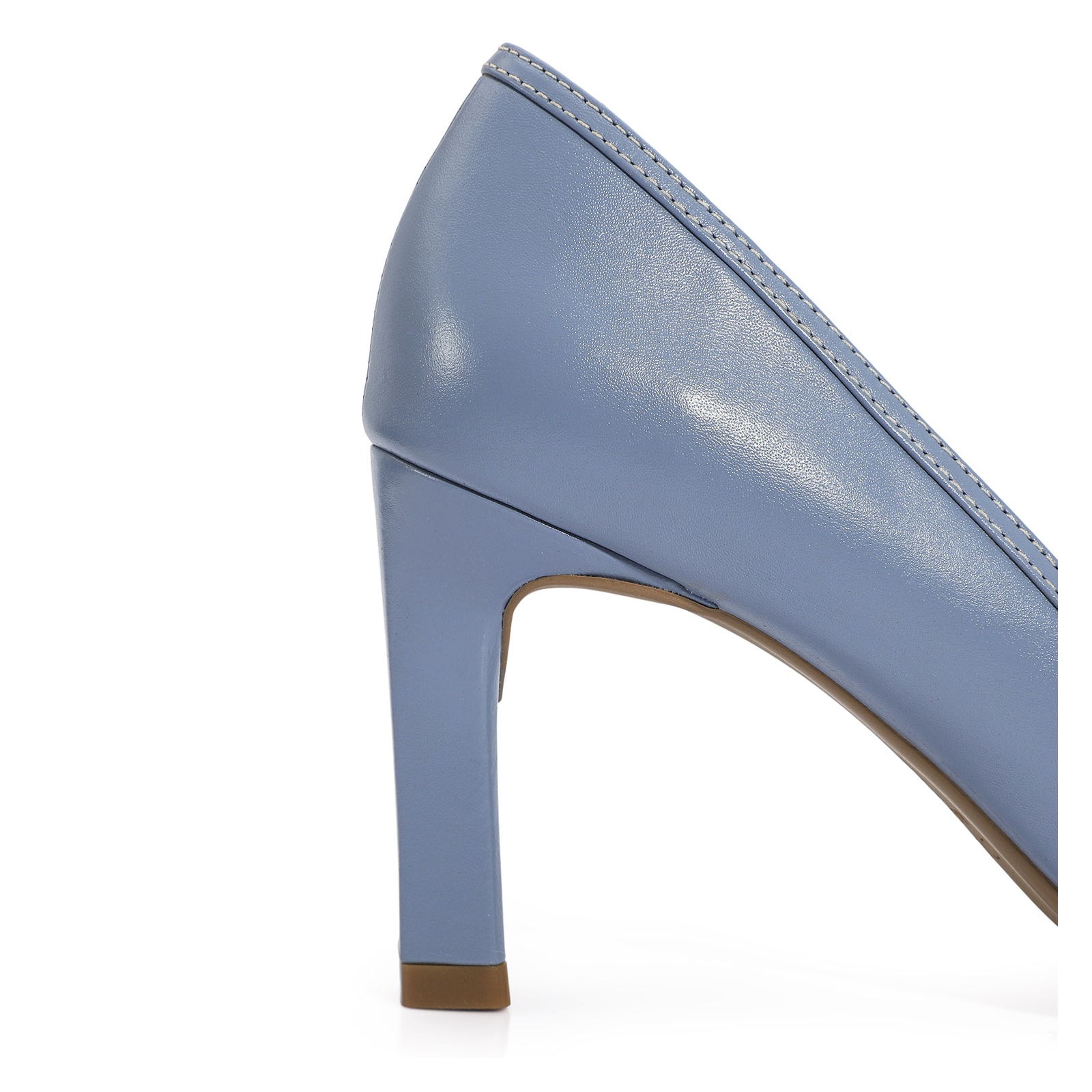 Scarpin Couro Azul