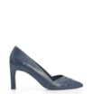 Scarpin Couro Azul - imagem 3
