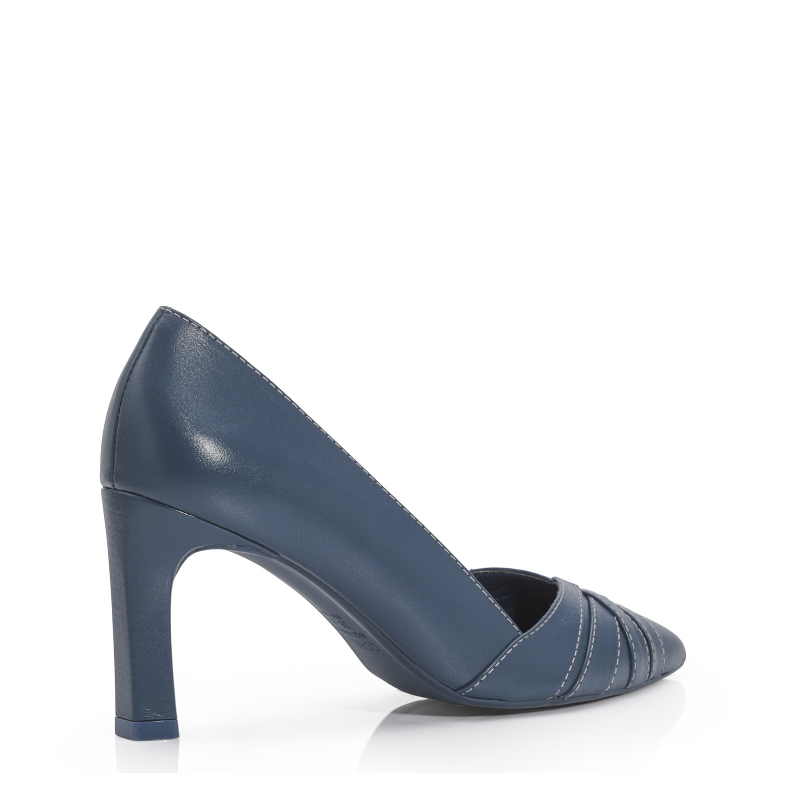 Scarpin Couro Azul