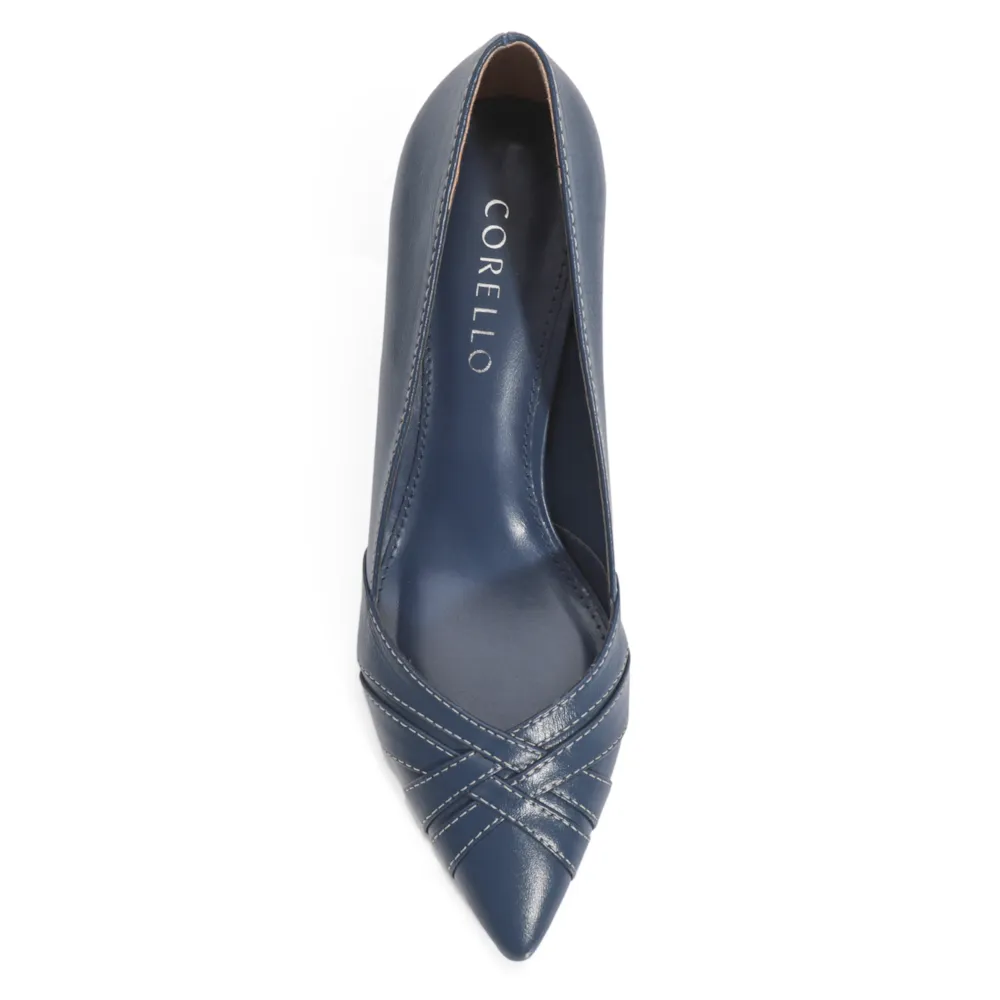 Scarpin Couro Azul - imagem 6