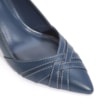 Scarpin Couro Azul - imagem 7