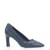 Scarpin Couro Azul - imagem 1
