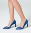 Scarpin Couro Azul - imagem 2