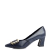 Scarpin Couro Azul - imagem 4