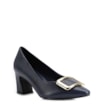 Scarpin Couro Azul - imagem 1
