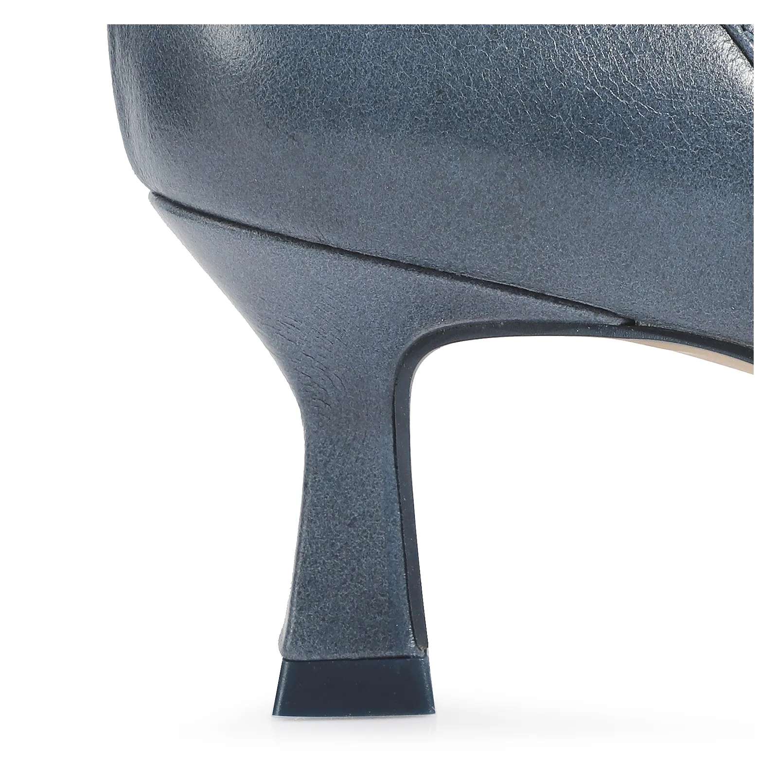 Scarpin Couro Azul