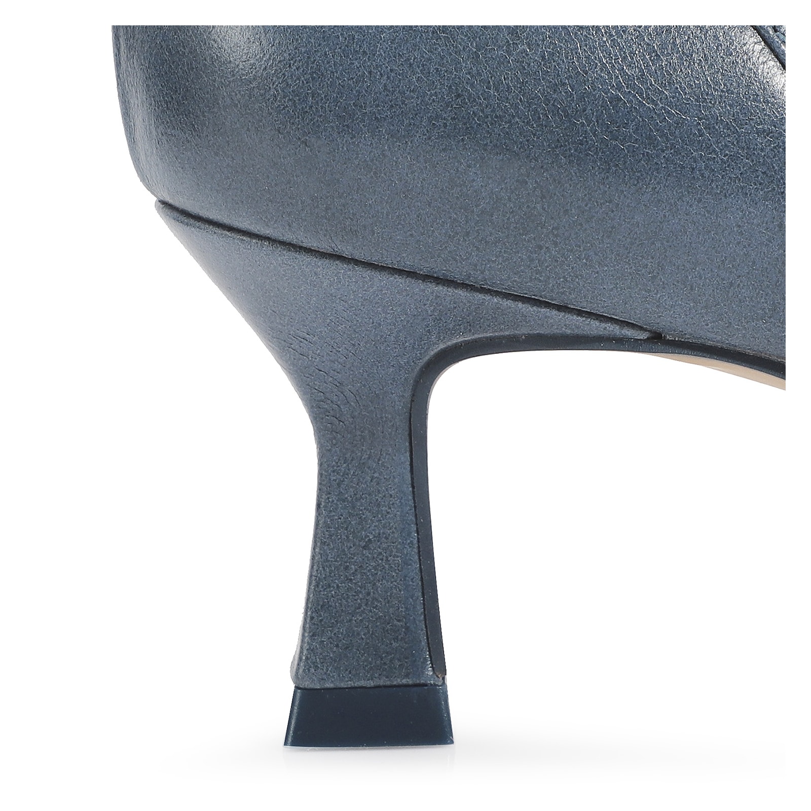 Scarpin Couro Azul