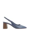 Scarpin Couro Azul - imagem 2