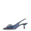 Scarpin Couro Azul - imagem 4