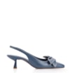 Scarpin Couro Azul - imagem 2