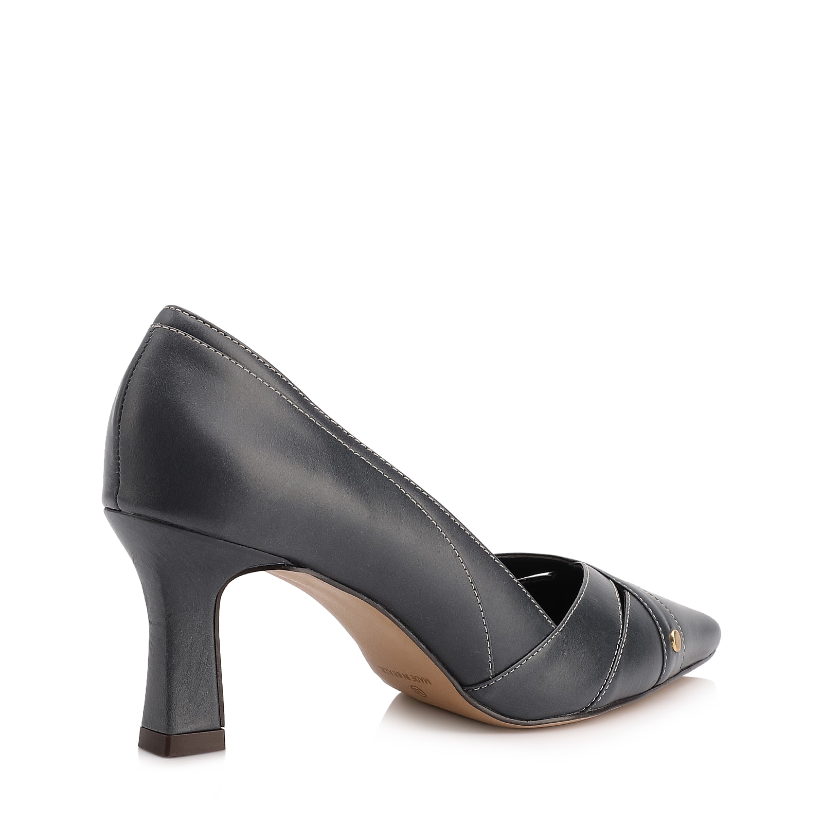 Scarpin Couro Azul