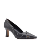 Scarpin Couro Azul