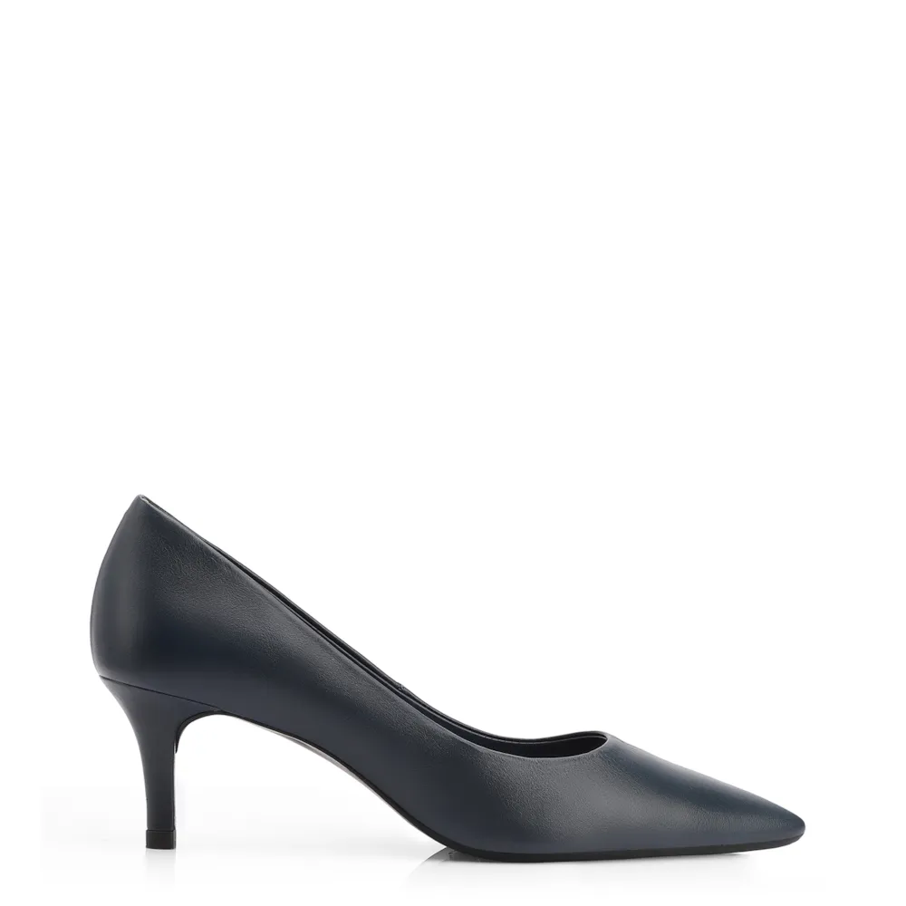 Scarpin Couro Azul - imagem 3