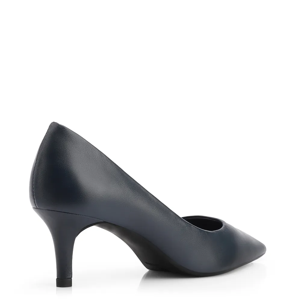 Scarpin Couro Azul - imagem 4