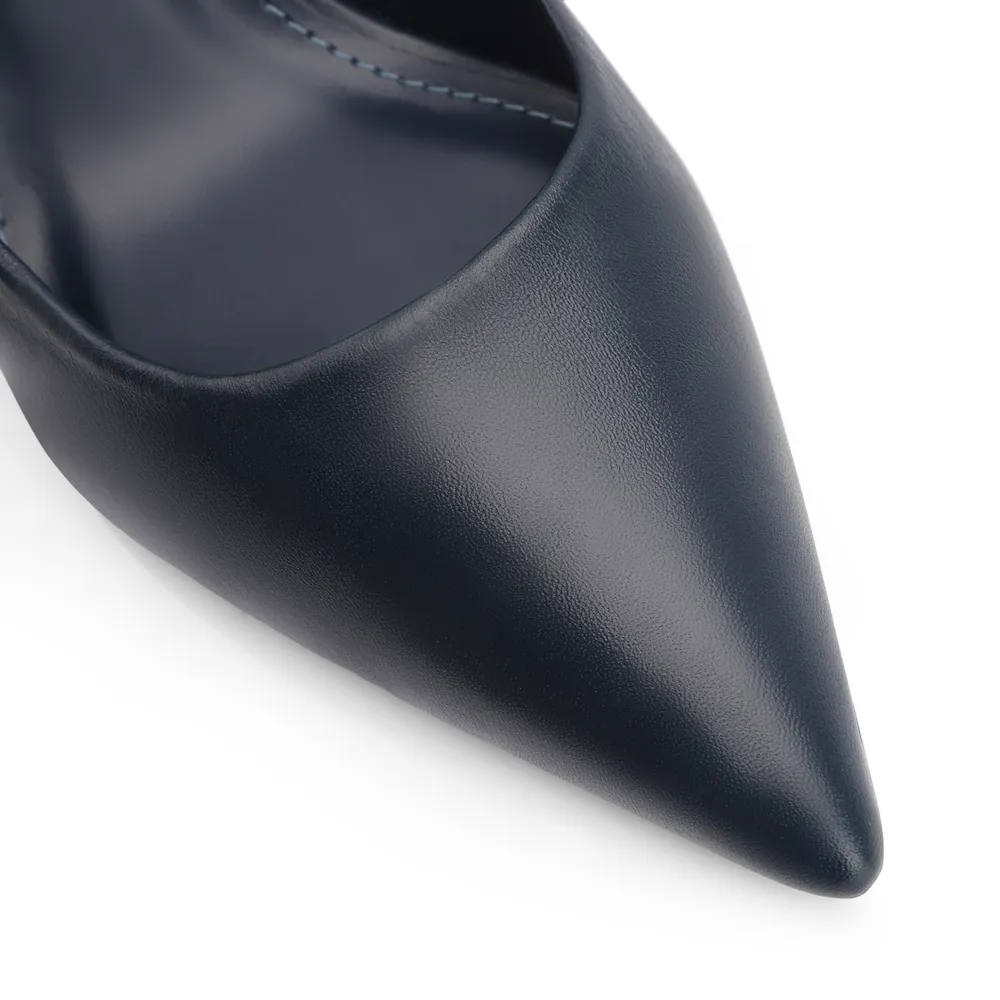 Scarpin Couro Azul - imagem 7