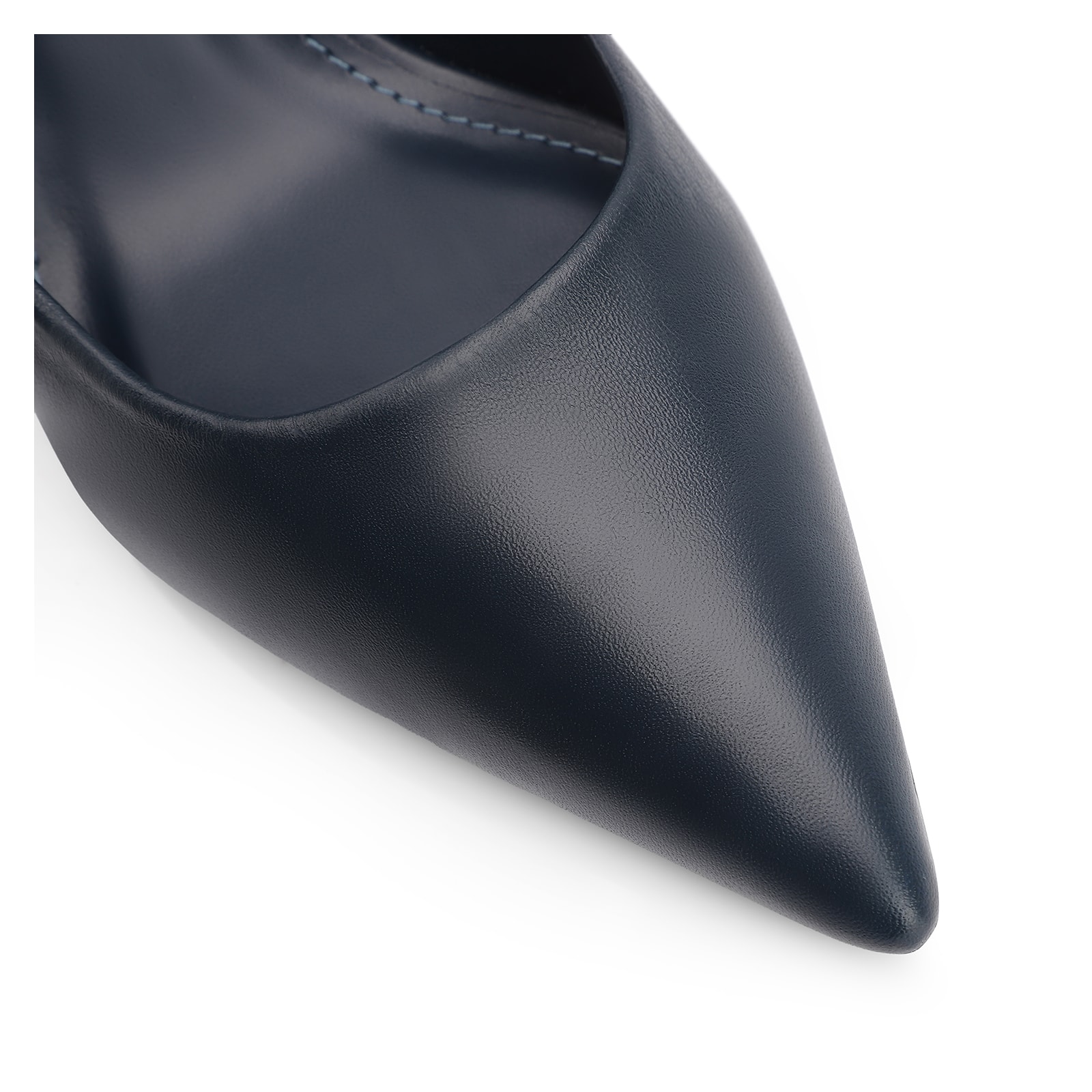 Scarpin Couro Azul