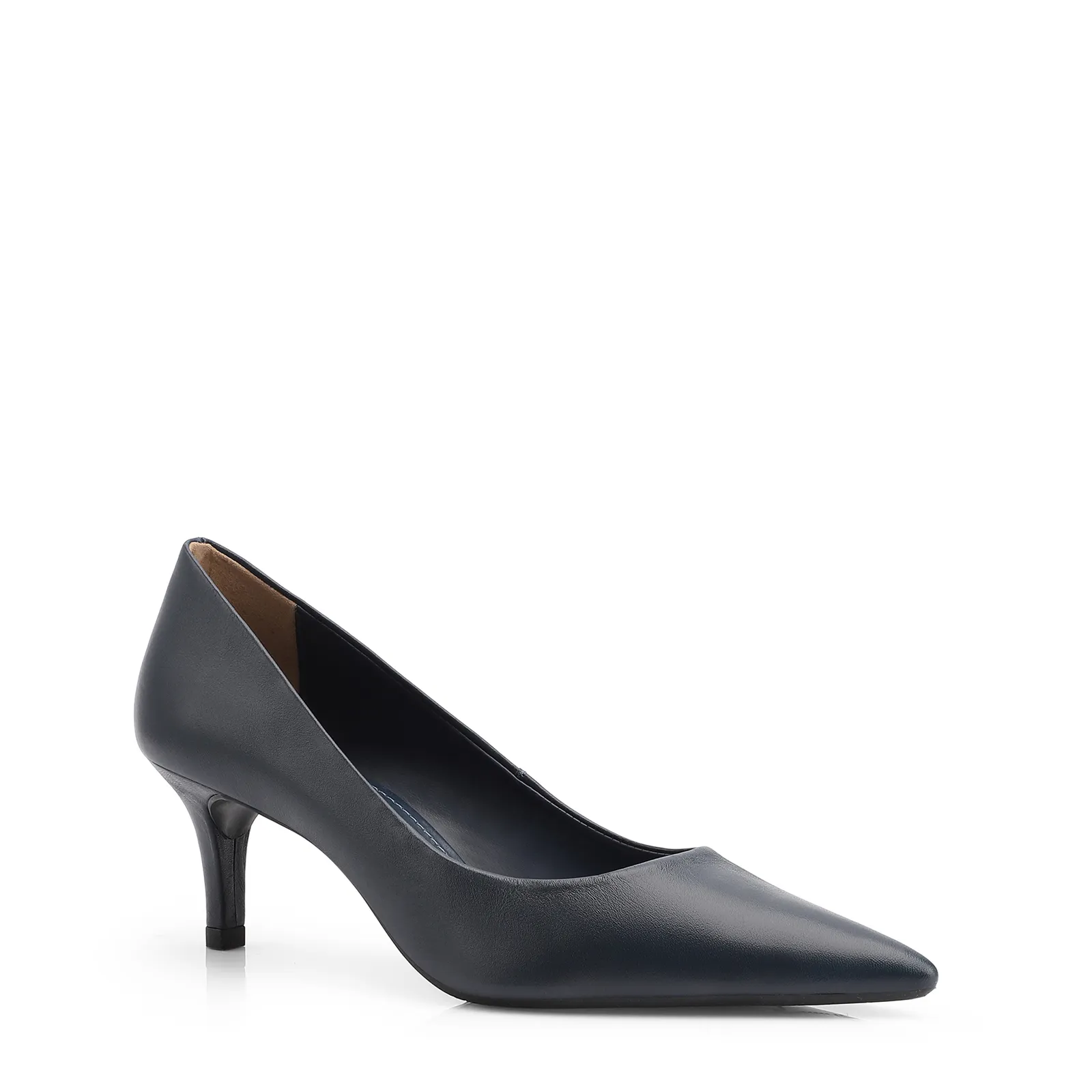 Scarpin Couro Azul