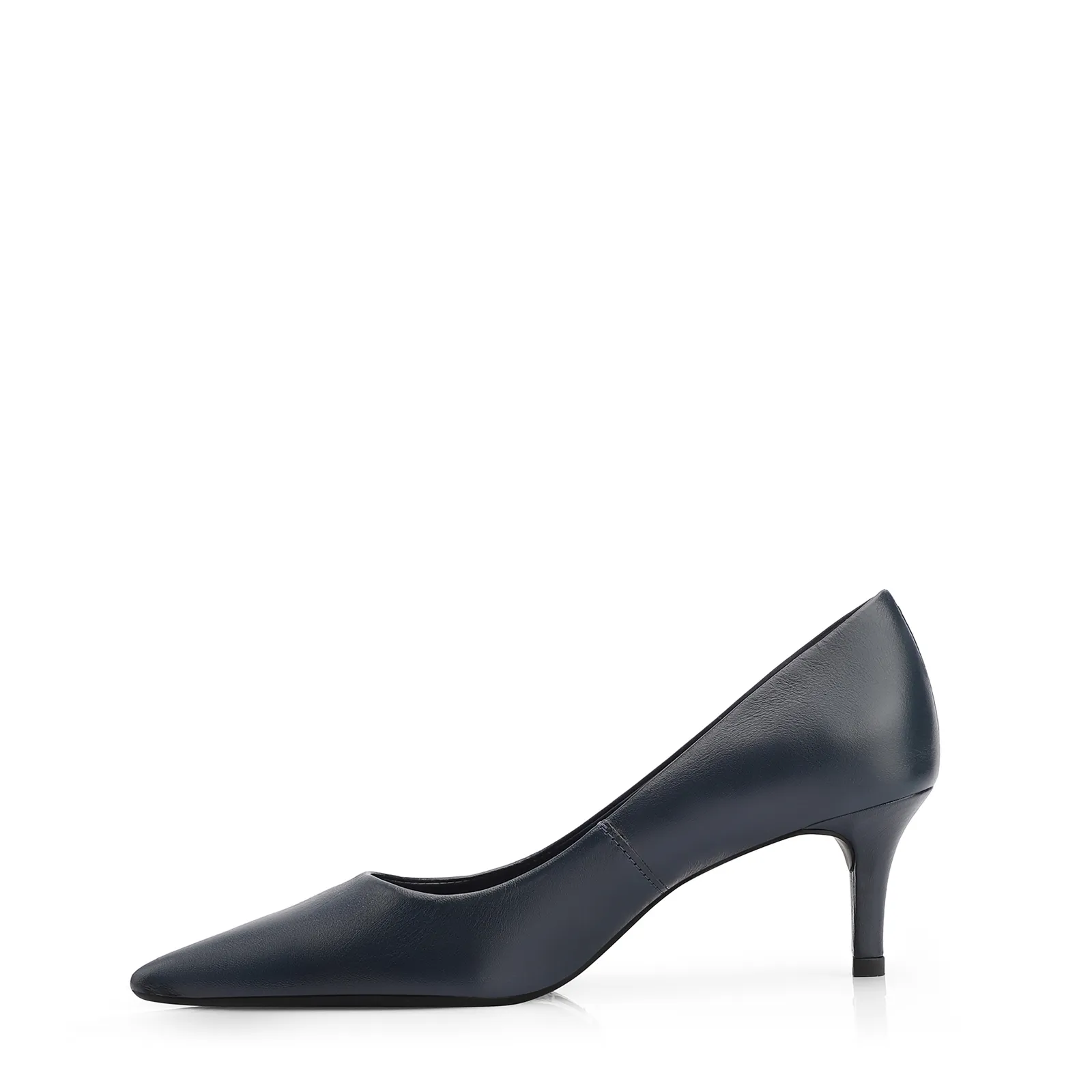 Scarpin Couro Azul