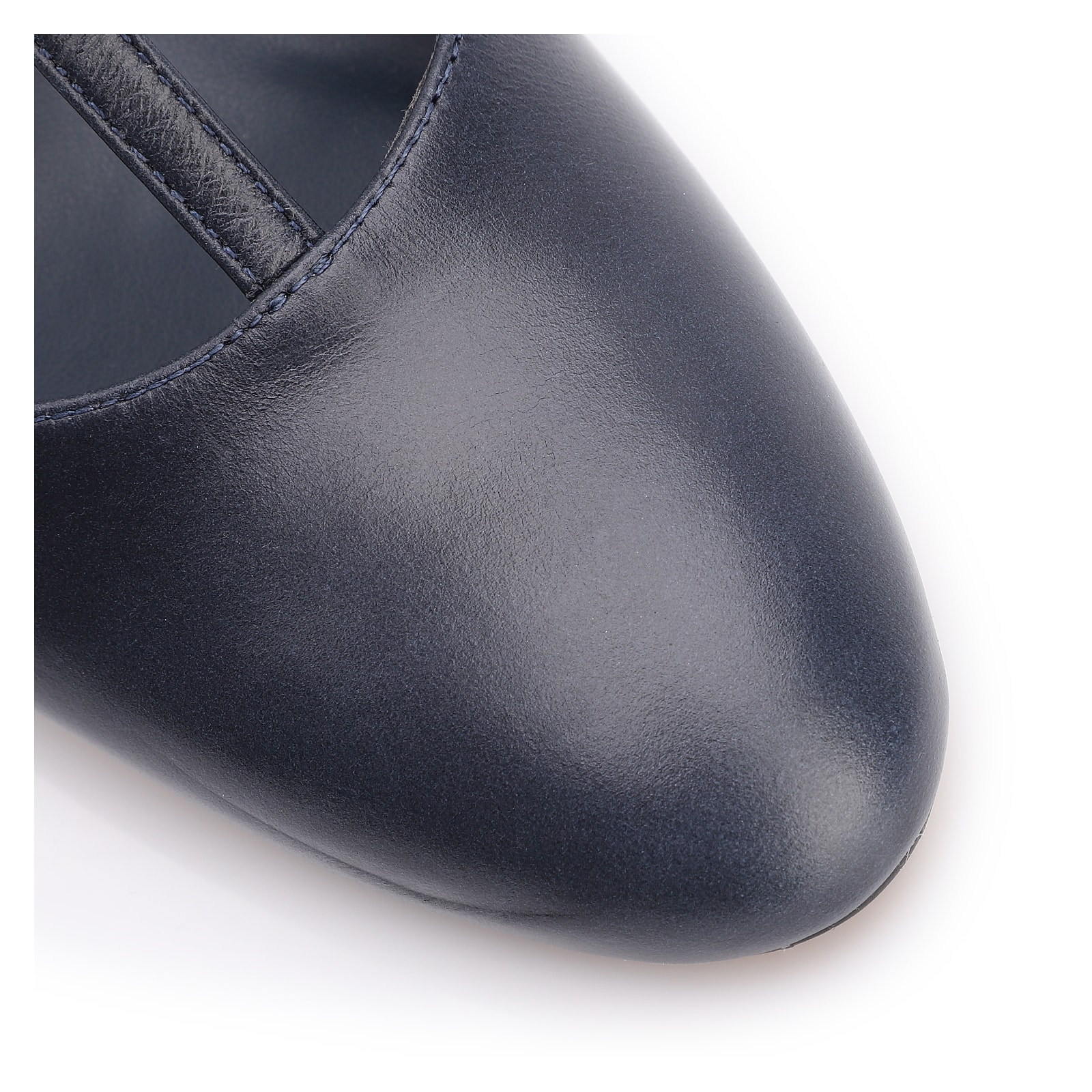 Scarpin Couro Azul