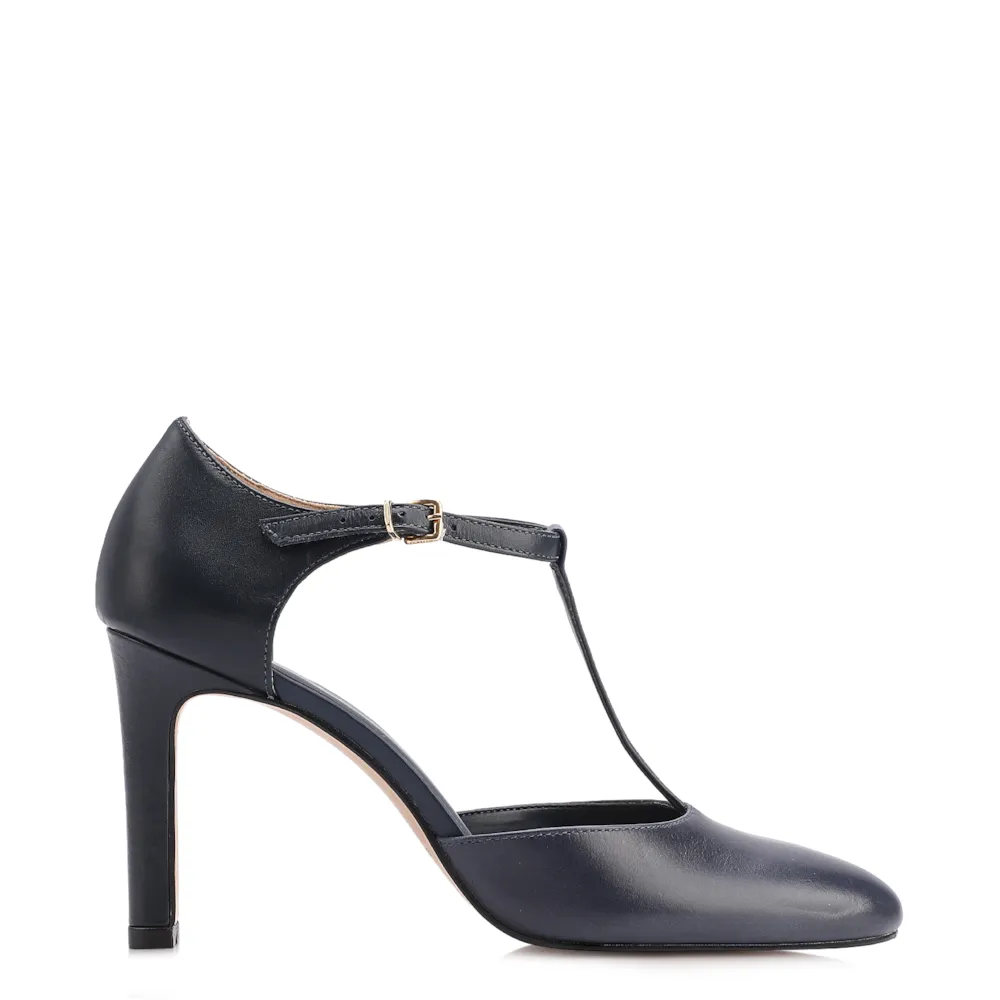 Scarpin Couro Azul - imagem 2