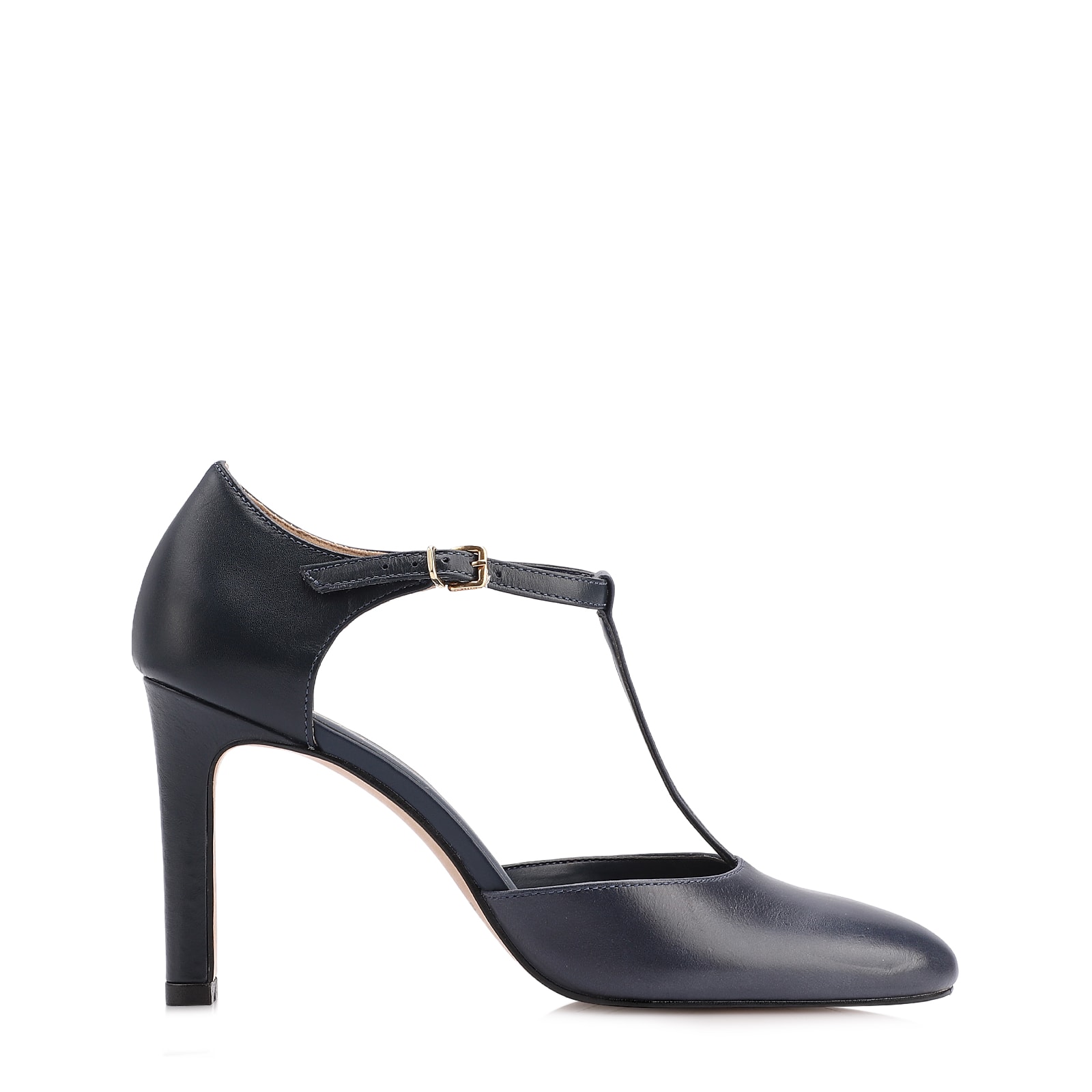 Scarpin Couro Azul
