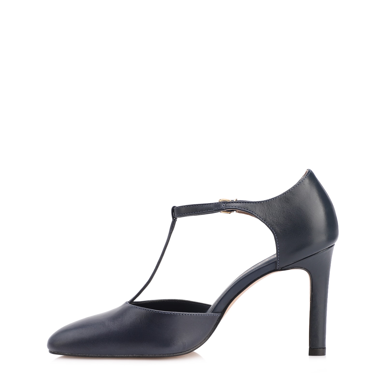 Scarpin Couro Azul