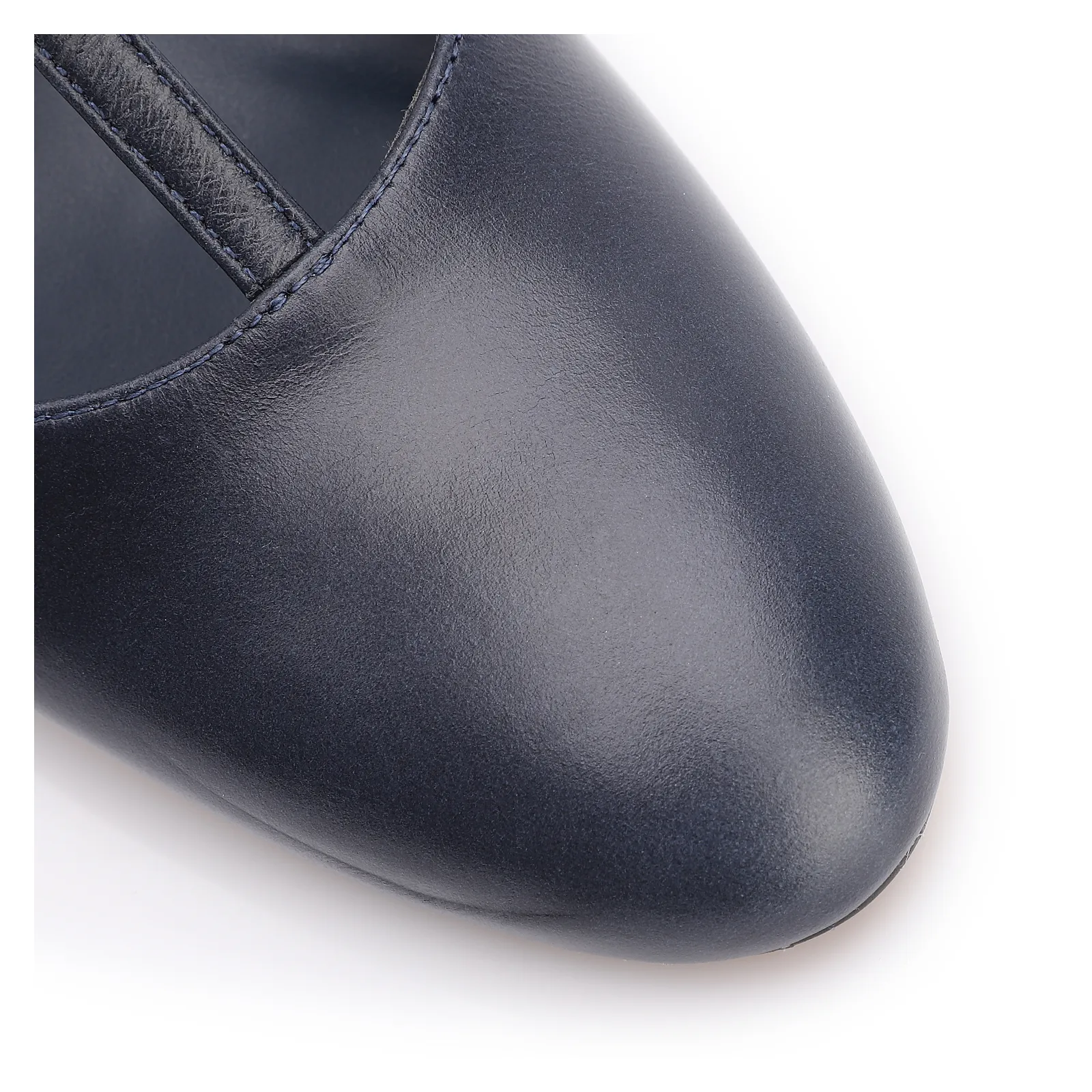 Scarpin Couro Azul