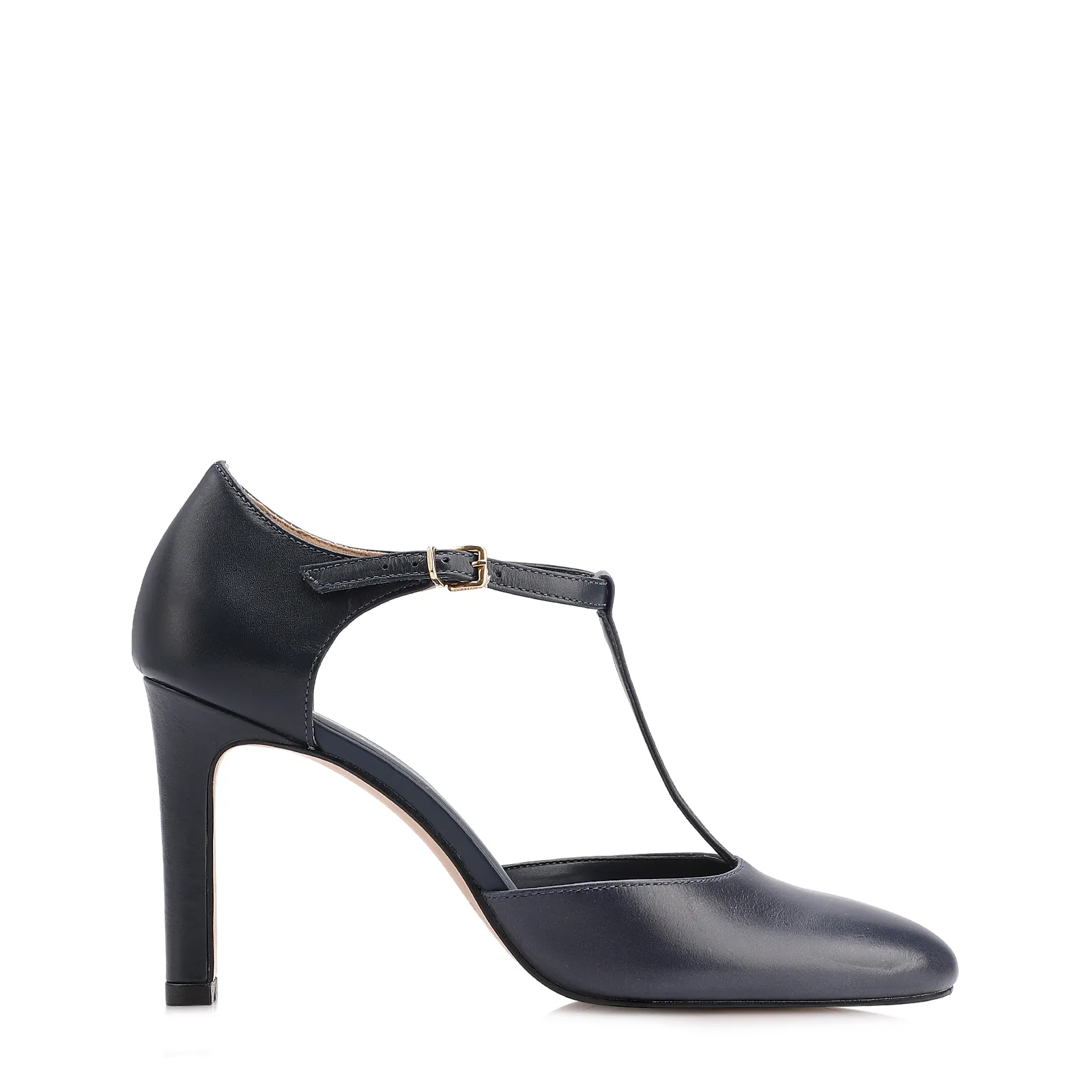 Scarpin Couro Azul