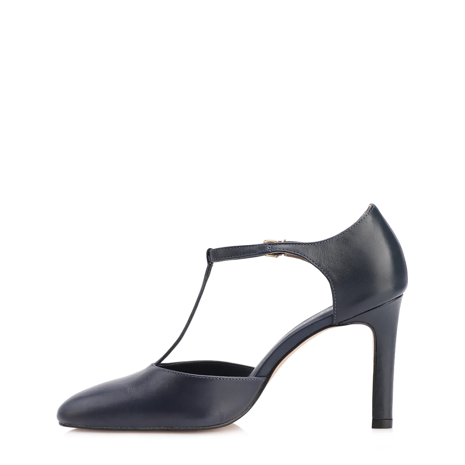 Scarpin Couro Azul