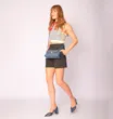 Scarpin Couro Azul - imagem 8