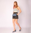 Scarpin Couro Azul - imagem 8
