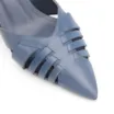 Scarpin Couro Azul - imagem 7