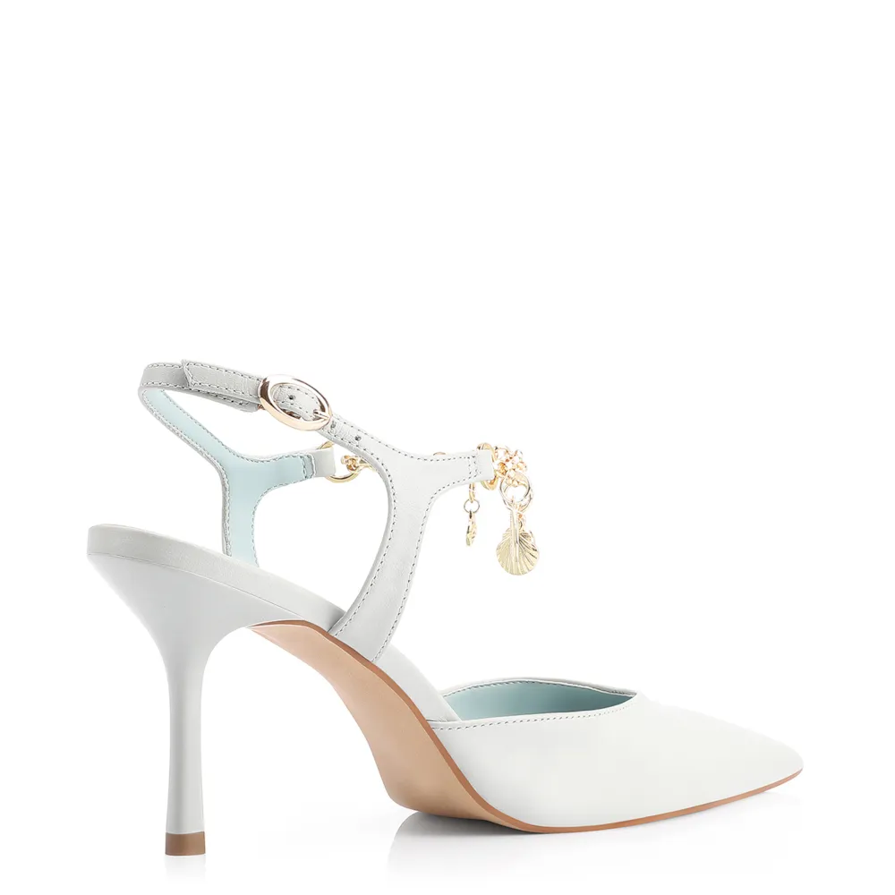 Scarpin Couro Azul - imagem 4