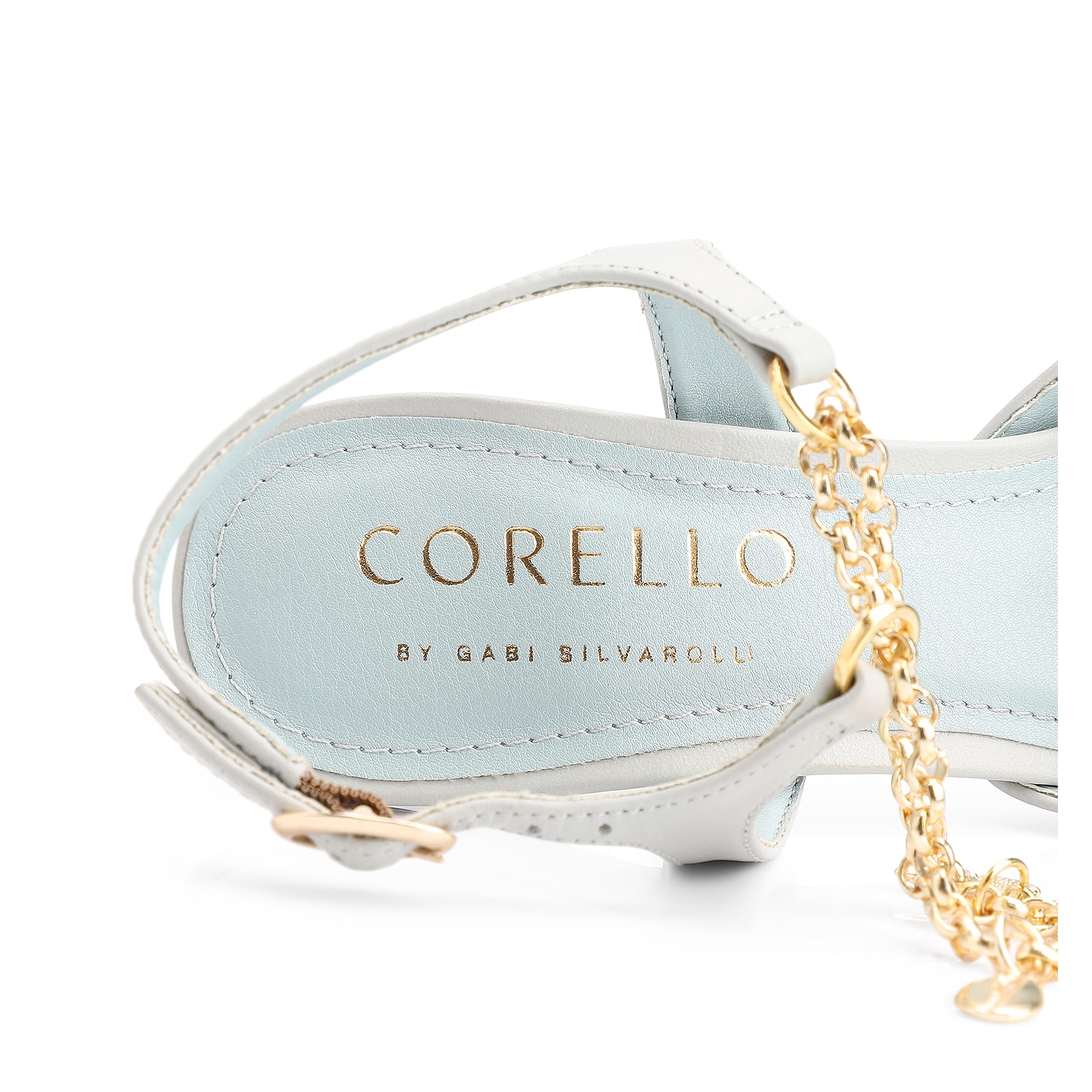 Scarpin Couro Azul