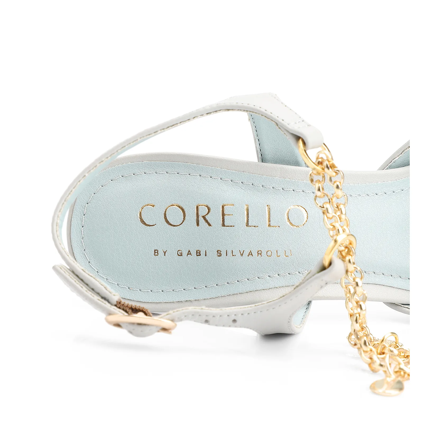 Scarpin Couro Azul