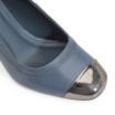 Scarpin Couro Azul Jeans - imagem 6