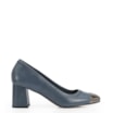 Scarpin Couro Azul Jeans - imagem 2