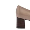 Scarpin Couro Bege - imagem 7