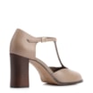 Scarpin Couro Bege - imagem 3