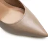 Scarpin Couro Bege - imagem 7