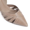 Scarpin Couro Bege - imagem 6