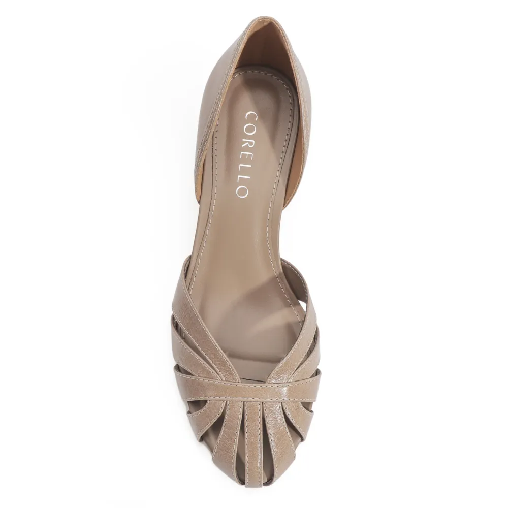 Scarpin Couro Bege - imagem 5