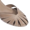 Scarpin Couro Bege - imagem 6