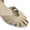 Scarpin Couro Bege - imagem 7