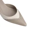 Scarpin Couro Bege - imagem 7