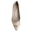 Scarpin Couro Bege - imagem 5
