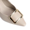 Scarpin Couro Bege - imagem 6