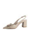 Scarpin Couro Bege - imagem 4